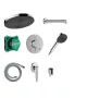 Hansgrohe Pulsify S 260 Design termosztátos zuhanyrendszer iBox Universal 2 alaptesttel króm 24624000