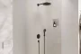 Hansgrohe Pulsify S 260 Design termosztátos zuhanyrendszer iBox Universal 2 alaptesttel matt fekete 24624670