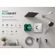 Hansgrohe Pulsify E beépíthető zuhanyrendszer Ecostat Comfort E termosztáttal és alaptesttel, króm kivitelben.