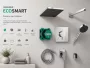 Hansgrohe Pulsify E beépíthető zuhanyrendszer Ecostat Comfort E termosztáttal és alaptesttel, króm kivitelben.