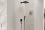 Hansgrohe Pulsify E beépíthető zuhanyrendszer Ecostat Comfort E termosztátos csapteleppel, matt fekete 24625670