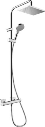 Hansgrohe Vernis Shape 230 zuhanyrendszer termosztátos csapteleppel EcoSmart, króm 26097000