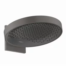   Hansgrohe Rainfinity 250 fejzuhany fali csatlakozóval EcoSmart, szálcsiszolt fekete/króm 26227340