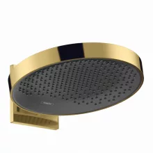   Hansgrohe Rainfinity 360 1jet, polírozott arany hatású fejzuhany fali csatlakozóval 26230990