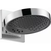  Hansgrohe Rainfinity 3 funkciós ívelt EcoSmart fejzuhany 250, fali csatlakozással, króm 26233000