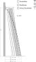 Hansgrohe Rainfinity 3 funkciós ívelt EcoSmart fejzuhany 250 fali csatlakozóval, szálcsiszolt fekete/króm 26233340