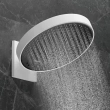   Hansgrohe Rainfinity 360 3jet, matt fehér fejzuhany fali csatlakozással 26234700