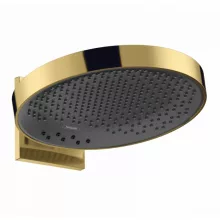   Hansgrohe Rainfinity 360 3jet, polírozott arany hatású fejzuhany fali csatlakozóval 26234990