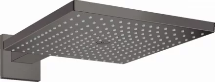 Hansgrohe Raindance E 300 1jet szálcsiszolt fekete/króm fejzuhany zuhanykarral 26238340
