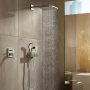 Hansgrohe Raindance E 300 fejzuhany zuhanykarral 390 mm króm 26239000