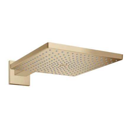 Hansgrohe Raindance E 300 szögletes fejzuhany zuhanykarral EcoSmart, szálcsiszolt bronz 26239140