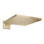Hansgrohe Raindance E 300 szögletes fejzuhany zuhanykarral EcoSmart, szálcsiszolt bronz 26239140