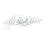 Hansgrohe Raindance E 300 szögletes fejzuhany zuhanykarral EcoSmart, matt fehér 26239700