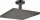 Hansgrohe Raindance E 300 1jet szálcsiszolt fekete/króm fejzuhany csatlakozóval 26250340
