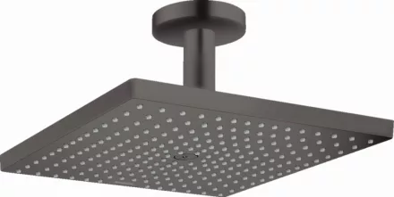 Hansgrohe Raindance E 300 1jet szálcsiszolt fekete/króm fejzuhany csatlakozóval 26250340