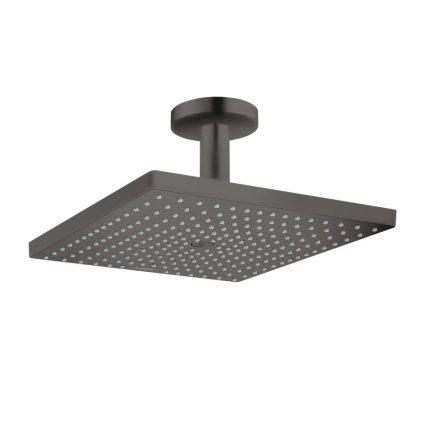Hansgrohe Raindance E fejzuhany 300 EcoSmart mennyezeti csatlakozóval, szálcsiszolt fekete/króm 26251340