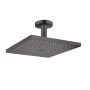 Hansgrohe Raindance E fejzuhany 300 EcoSmart mennyezeti csatlakozóval, szálcsiszolt fekete/króm 26251340