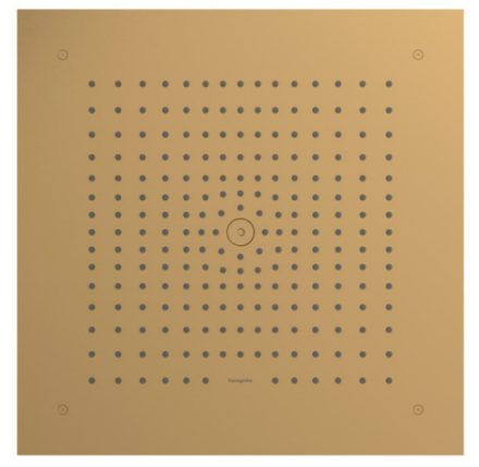 Hansgrohe Raindance E 400x400 mm fejzuhany EcoSmart, szálcsiszolt bronz 26253140