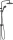 Hansgrohe Vernis Blend Zuhanyrendszer 200, 1 jet, Reno matt fekete 26272670