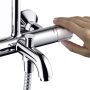 Hansgrohe Vernis Blend Zuhanyrendszer 200, 1 jet, kádtermosztáttal króm 26274000