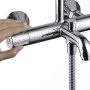 Hansgrohe Vernis Blend Zuhanyrendszer 200, 1 jet, kádtermosztáttal króm 26274000