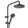 Hansgrohe Vernis Blend Zuhanyrendszer 200, 1 jet, termosztáttal matt fekete 26276670