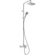 Hansgrohe Vernis Shape Zuhanyrendszer 230, 1 jet, kád termosztáttal króm 26284000