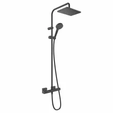   Hansgrohe Vernis Shape Zuhanyrendszer 230, 1 jet, termosztáttal matt fekete 26286670