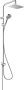 Hansgrohe Vernis Shape Zuhanyrendszer 230, 1 jet Reno EcoSmart króm 26289000