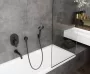 Hansgrohe Vernis Blend Kézizuhany Vario EcoSmart matt fekete kivitelben