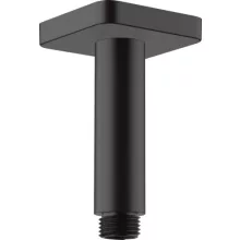 Hansgrohe Vernis Shape mennyezeti csatlakozó 10 cm, matt fekete kivitelben.