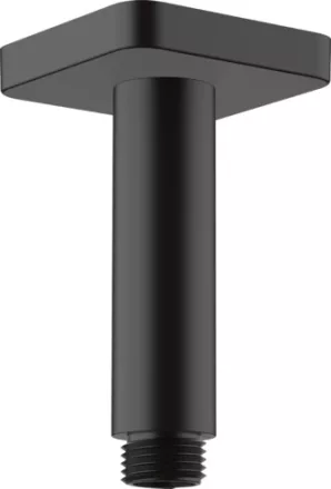 Hansgrohe Vernis Shape mennyezeti csatlakozó 10 cm, matt fekete kivitelben.
