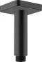Hansgrohe Vernis Shape mennyezeti csatlakozó 10 cm, matt fekete kivitelben.