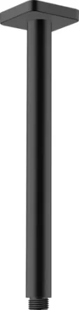 Hansgrohe Vernis Shape mennyezeti csatlakozó 30 cm, matt fekete kivitelben.