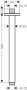 Hansgrohe Vernis Shape Mennyezeti csatlakozó 30 cm matt fekete 26407670
