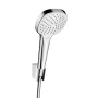 Hansgrohe Croma Select E zuhanytartó szett Vario 160 cm-es zuhanytömlővel króm/fehér 26413400