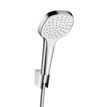 Hansgrohe Croma Select E zuhanytartó szett 1jet 125 cm-es zuhanytömlővel króm/fehér 26424400