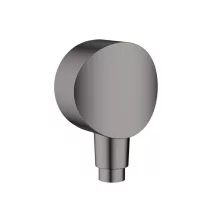   Hansgrohe FixFit csatlakozó visszacsapó szeleppel, szálcsiszolt fekete króm 26453340