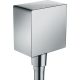 Hansgrohe Fixfit csőcsatlakozás króm Square visszafolyásgátlóval 26455000