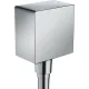 Hansgrohe Fixfit csőcsatlakozás króm Square visszafolyásgátlóval 26455000