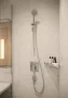 Hansgrohe Fixfit csőcsatlakozás króm Square visszafolyásgátlóval 26455000