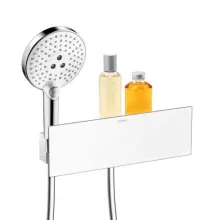   Hansgrohe Fixfit 300 beépített zuhanytartóval Króm/Fehér 26456400