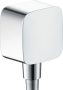 Hansgrohe Fixfit fali csatlakozás visszafolyásgátlóval, króm 26457000