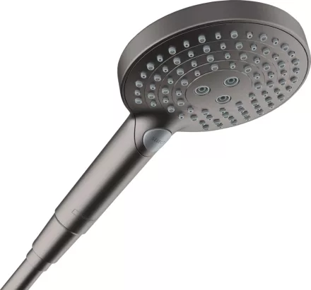 Hansgrohe Raindance Select S 3 funkciós kézizuhany 120 EcoSmart, szálcsiszolt fekete króm kivitelben