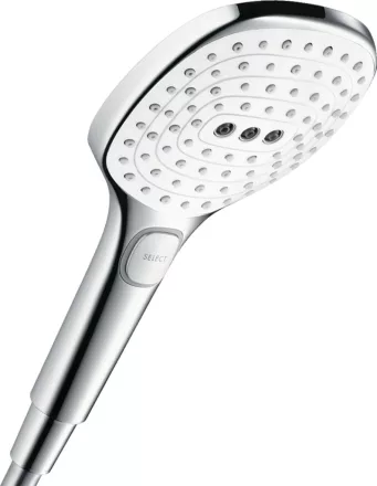 Hansgrohe Raindance Select E 120 3jet kézizuhany fehér/króm kivitelben