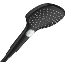 Hansgrohe Raindance Select E 120 3jet kézizuhany fekete kivitelben