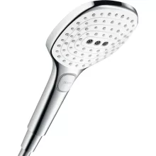 Hansgrohe Raindance Select E 120 3jet kézizuhany Ecosmart fehér/króm kivitelben