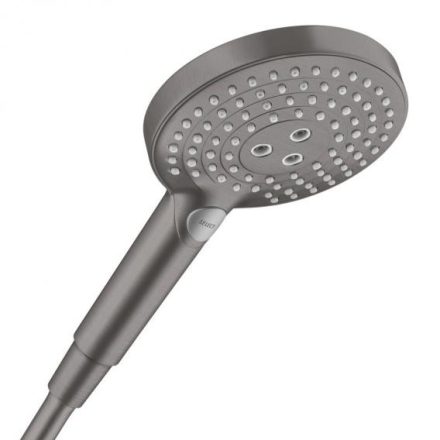 Hansgrohe Raindance Select S 120 szálcsiszolt fekete/króm kézizuhany, 26530340