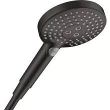 Hansgrohe Raindance Select S 120 kézizuhany, matt fekete kivitelben