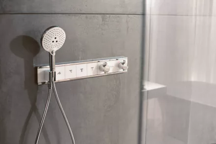 Hansgrohe Raindance Select S 120 3jet kézizuhany Ecosmart, fehér kivitelben